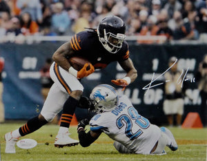 Kevin White Autographed Chicago Bears 8x10 Against Lions Photo- JSA W Auth *White