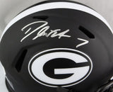 D'Andre Swift Autographed Georgia Bulldogs Eclipse Mini Helmet - Beckett W Auth *Silver