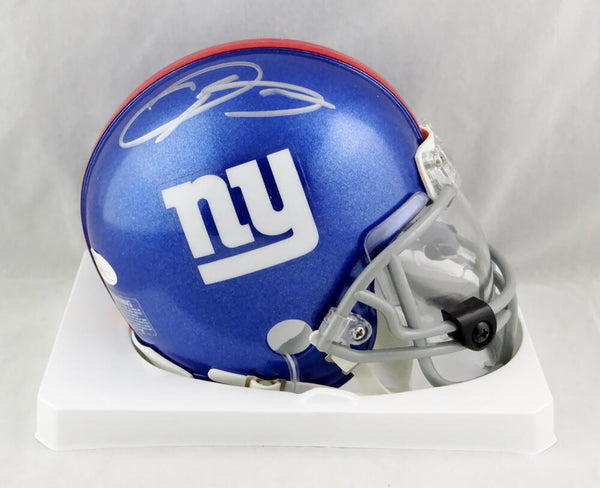 Odell Beckham Jr Autographed NY Giants Mini Helmet with Visor- JSA Aut –  The Jersey Source