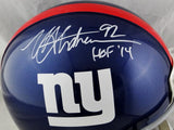 Michael Strahan Autographed NY Giants F/S ProLine Helmet w/ HOF - JSA W Auth *White