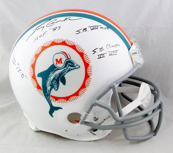 Larry Csonka Signed Dolphins Jersey Inscribed S.B. VIII MVP (JSA