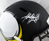 Adrian Peterson Autographed Minnesota Vikings F/S AMP Speed Helmet - Beckett W Auth *White