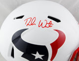 Deshaun Watson Autographed Houston Texans F/S Flat White Speed Helmet - JSA W Auth *Top Image 2