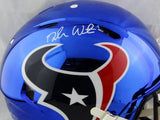 Deshaun Watson Autographed Houston Texans F/S Chrome Speed Authentic Helmet - JSA W Auth *White Image 2