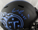 Earl Campbell Autographed Tennessee Titans F/S Eclipse Speed Helmet w/ HOF - JSA W Auth *Blue