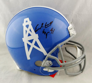 Earl Campbell Autographed Houston Oilers Full Size ProLine TB Helmet W/ HOF- JSA W Auth