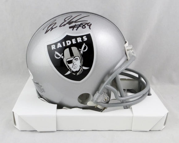 Bryan Edwards Autographed Oakland Raiders Mini Helmet- Beckett W Auth *Black