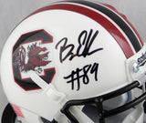 Bryan Edwards Autographed South Carolina Gamecocks Mini Helmet - Beckett Auth