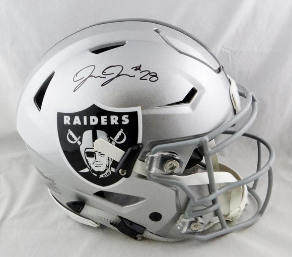 Josh Jacobs Autographed Las Vegas Raiders Lunar Eclipse Mini