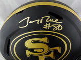 Jerry Rice Autographed San Francisco 49ers F/S Eclipse Speed Helmet- Beckett W Auth *Gold