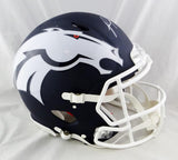 Phillip Lindsay Autographed Denver Broncos F/S AMP Speed Authentic Helmet- JSA W Auth *White