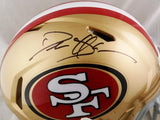 Deion Sanders Autographed San Francisco 49ers F/S Speed Authentic Helmet - Beckett W Auth *Black