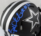 Ezekiel Elliott Autographed Dallas Cowboys Eclipse Mini Helmet - Beckett W Auth *Blue Image 2