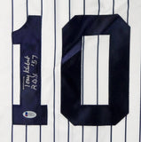 Tony Kubek Autographed New York Yankees P/S Jersey W/ ROY - Beckett Auth *1
