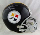 Joe Greene Autographed Steelers F/S 63-76 TB Helmet w/ HOF - Beckett Auth *White