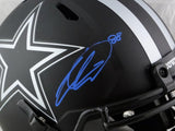 CeeDee Lamb Autographed Dallas Cowboys F/S Eclipse Speed Helmet- Fanatics Auth *Blue