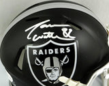 Jason Witten Autographed Las Vegas Raiders Blaze Mini Helmet- Beckett Auth *White