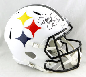 Jerome Bettis Autographed Pittsburgh Steelers F/S AMP Speed Helmet - Beckett W Auth *White