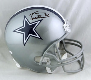 Jason Witten Autographed Dallas Cowboys Full Size Helmet - Beckett W Auth *Black