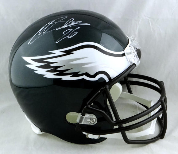 Miles Sanders Autographed Eagles Full Size Helmet - JSA W Auth *White