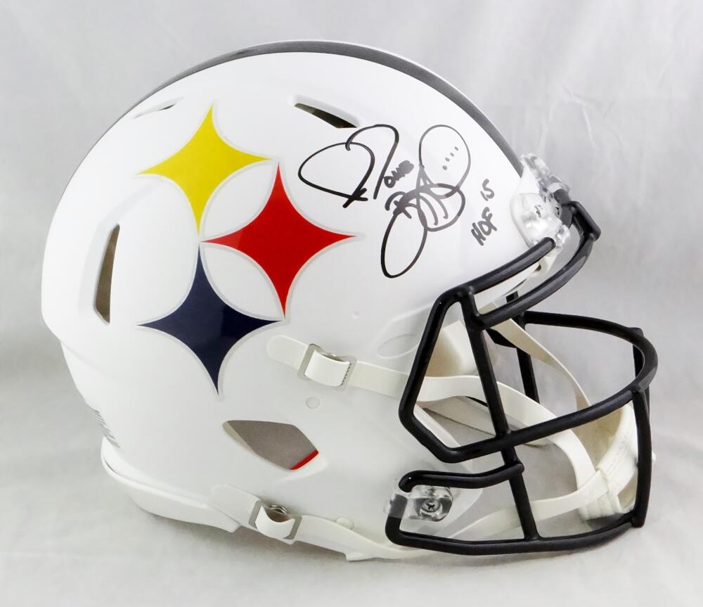 Jerome Bettis Signed Steelers F/S AMP Speed Authentic Helmet w