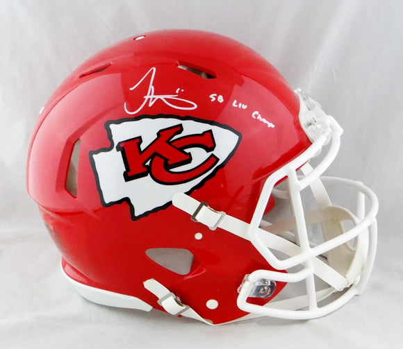 Tyreek Hill Autographed KC Chiefs F/S Speed Authentic Helmet w/ Insc - JSA W Auth *White