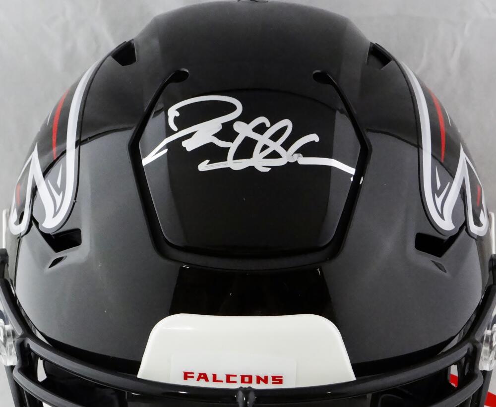 Deion Sanders Autographed Atlanta Falcons F/S Speed Flex Helmet- Becke –  The Jersey Source