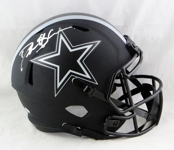 Deion Sanders Autographed Dallas Cowboys F/S Eclipse Speed Helmet - Beckett W Auth *Silver Image 1