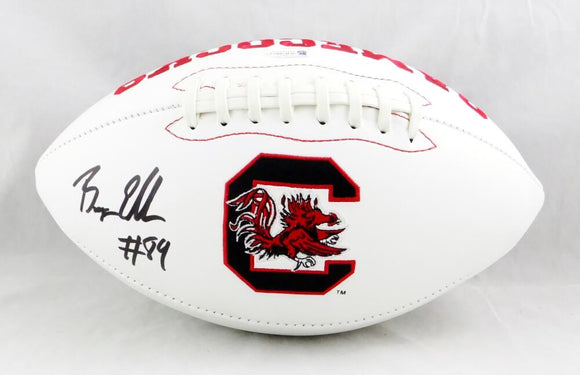 Bryan Edwards Autographed South Carolina Logo Football - JSA Witness Auth