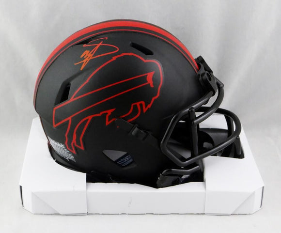 Stefon Diggs Autographed Buffalo Bills Eclipse Speed Mini Helmet - Beckett W Auth *Red