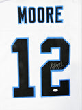 DJ Moore Autographed White Pro Style Jersey - JSA W Auth *2 Image 2