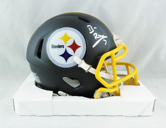 Ben Roethlisberger Signed Pittsburgh Steelers Mini Replica Black Footb — RSA