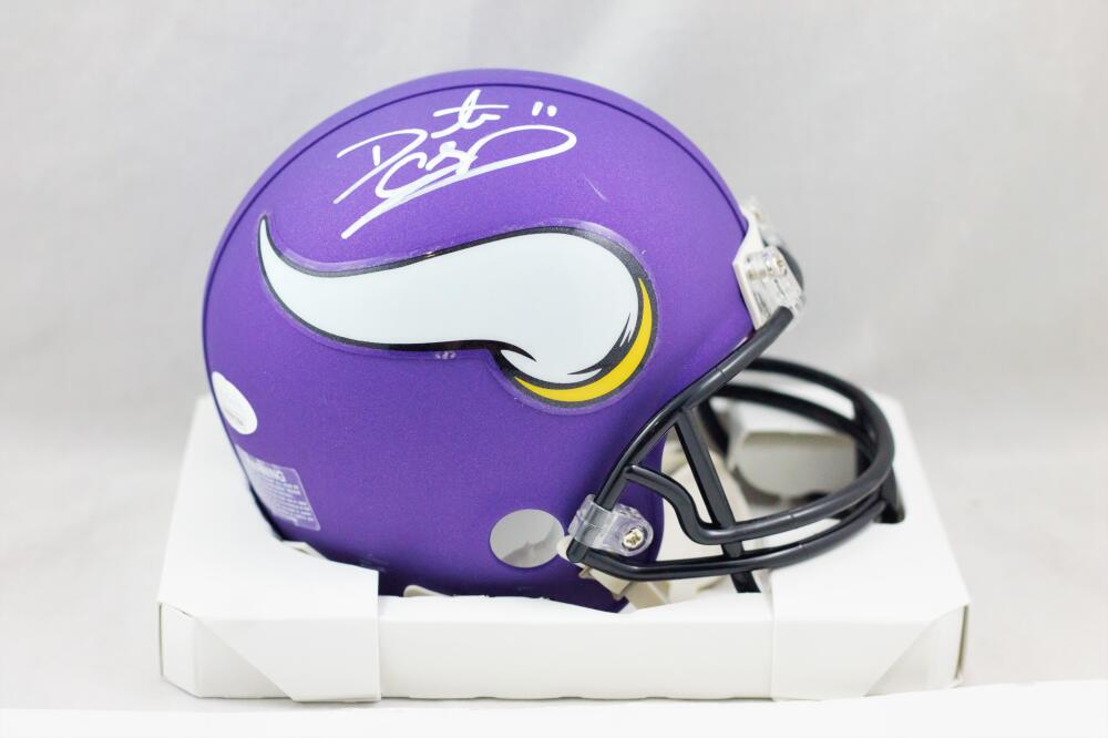 Daunte Culpepper Autographed Minnesota Vikings Mini Helmet (JSA