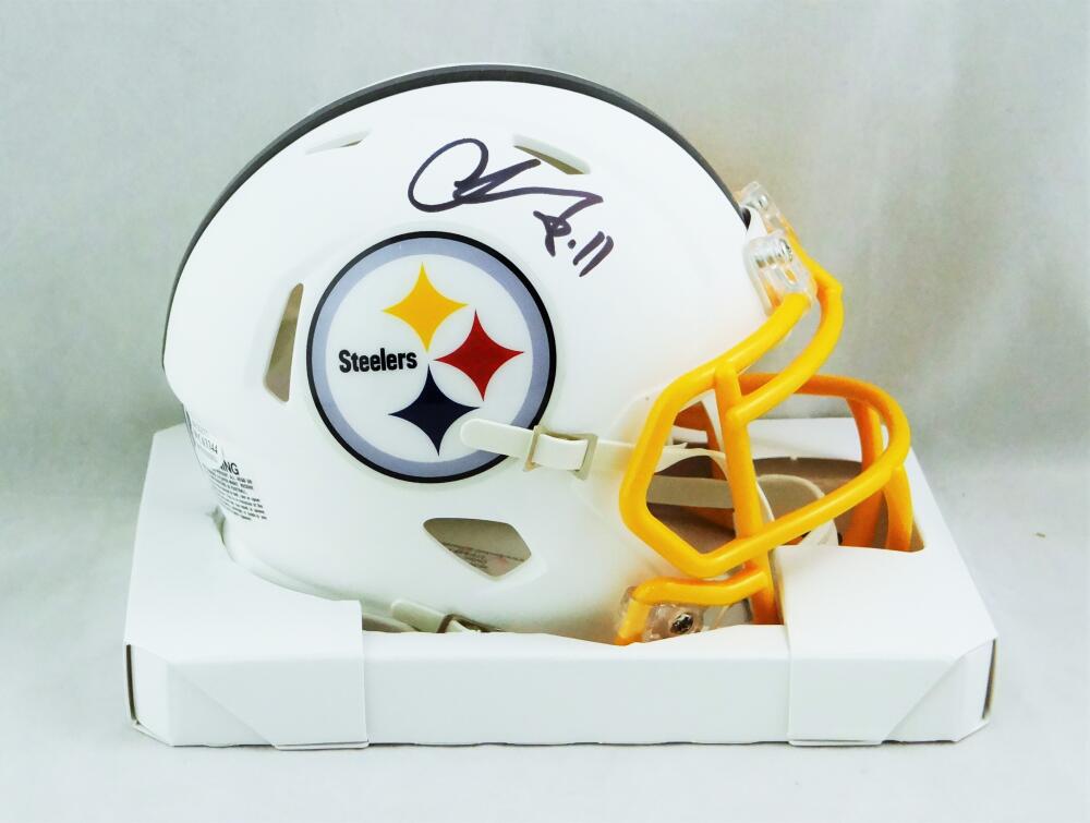 Chase Claypool Signed Steelers Speed Mini Helmet (Beckett)