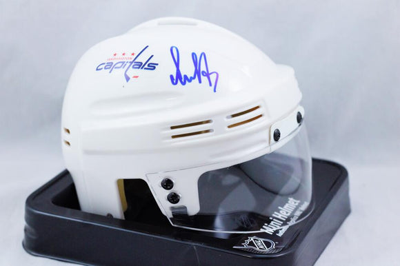 Alexander Ovechkin Autographed Washington Capitals Mini Helmet - JSA W Auth *Blue