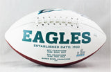 Miles Sanders Autographed Philadelphia Eagles Logo Football - JSA W Auth *Black Image 3