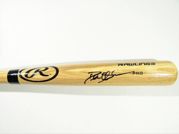 Deion Sanders Autographed Blonde Big Stick Baseball Bat - Beckett W Auth *Black