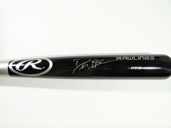 Deion Sanders Autographed Black Rawlings Pro Baseball Bat - Beckett W Auth *Silver