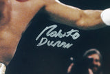 Roberto Duran & Sugar Ray Leonard Autographed 16x20 Close Up Photo- PSA/DNA Auth