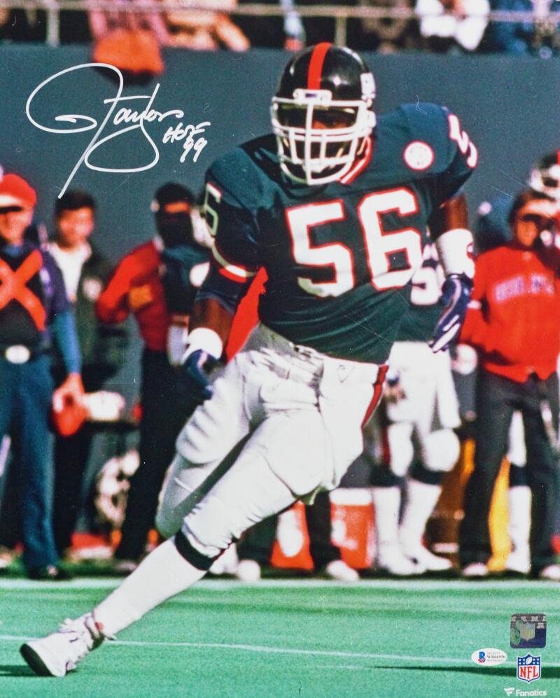 Lawrence Taylor Autographed NY Giants 16x20 Tackling Vs Chiefs Photo - –  The Jersey Source