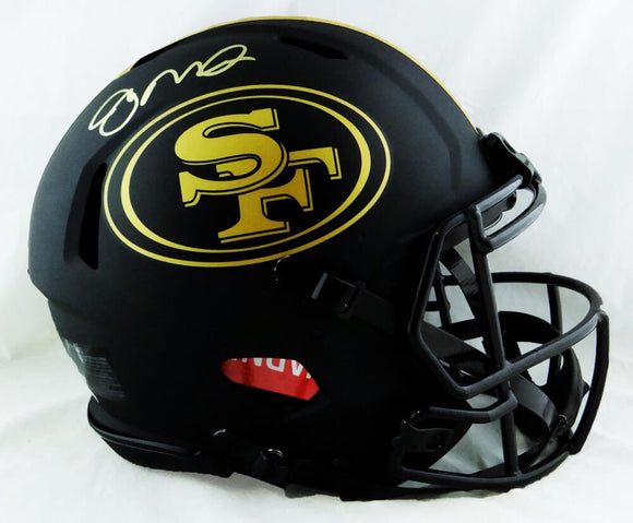Joe Montana Autographed San Francisco 49ers F/S Eclipse Speed Authentic Helmet - Beckett W Auth *Gold