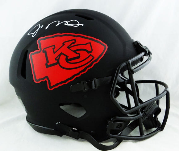 Joe Montana Autographed Kansas City Chiefs F/S Eclipse Speed Authentic Helmet - Beckett W Auth *White