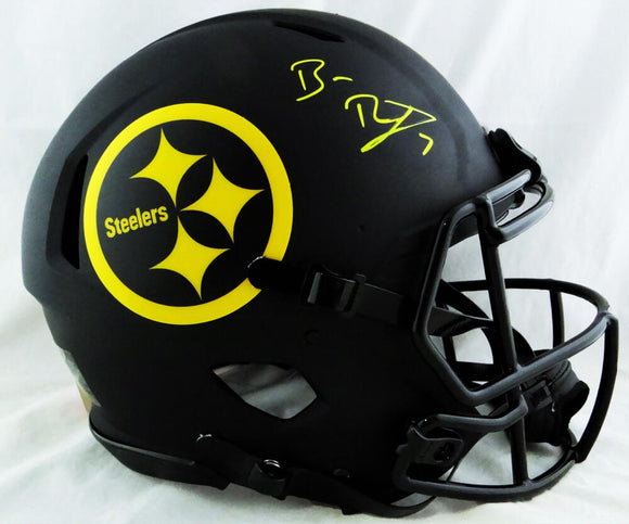 Ben Roethlisberger Autographed Pittsburgh Steelers F/S Eclipse Authentic Helmet - Fanatics Auth *Yellow