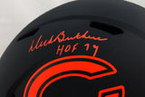Dick Butkus Autographed Chicago Bears F/S Eclipse Speed Helmet w/ HOF - JSA W Auth *Orange