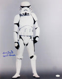 Tony Smart Autographed Full Body 16x20 Photo w/ Stormtrooper - JSA Auth *Blue