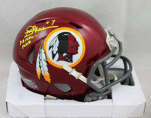 JOE THEISMANN SIGNED WASHINGTON REDSKINS RIDDELL MINI HELMET W/JSA CERT