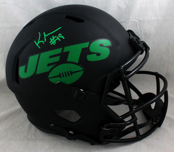 Keyshawn Johnson Autographed New York Jets F/S Eclipse Speed Helmet - JSA W Auth *Green