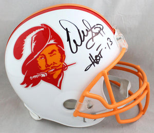 Warren Sapp Autographed Tampa Bay Bucs F/S  76-96 TB Helmet w/HOF - Beckett W Auth