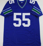 Brian Bosworth Autographed Blue Pro Style Jersey - Beckett W Auth *LM5