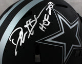 Deion Sanders Signed Dallas Cowboys F/S Eclipse Authentic Helmet w/HOF - Beckett W Auth *Silver